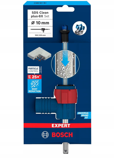 Сет бургија за бетон Bosch Accessories 2608901761, 10 mm, SDS Clean plus, 1 парче