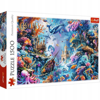 Puzzle Trefl Underwater World, 1500 pjesë, shumëngjyrësh