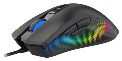 Mouse gaming AQIRYS Phoenix, 12000dpi, optik, me kabllo USB, i zi