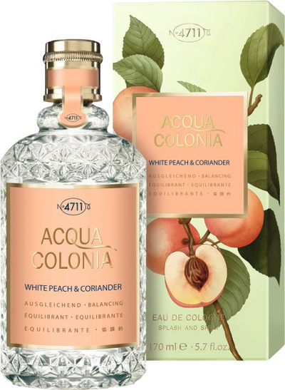Ujë kolonjë 4711 Acqua Colonia White Peach & Coriander, unisex, 170ml