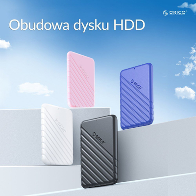 Kuti e jashtme Orico 2.5", USB C 3.1 6Gbps, e bardhë