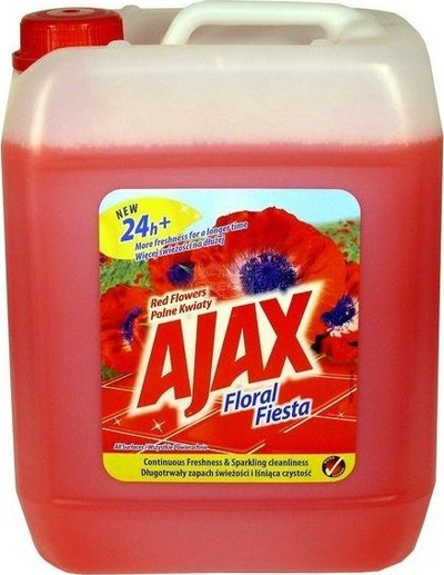 Pastrues universal Ajax Universal Liquid Floral, 5L, erë lulesh, i kuq