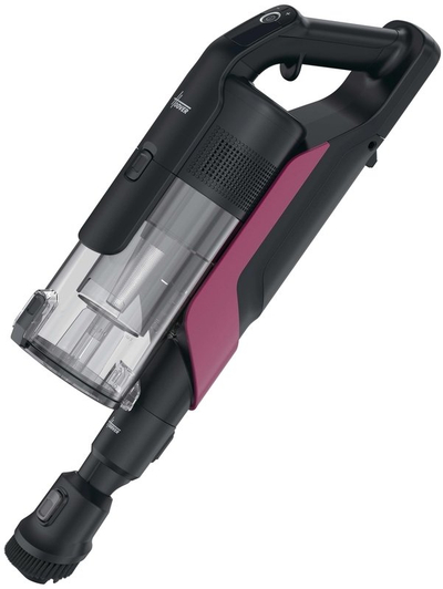 Fshesë me korrent vertikale Hoover HF610HX 011, pa kabllo, 40 min, 0.7L, e zezë