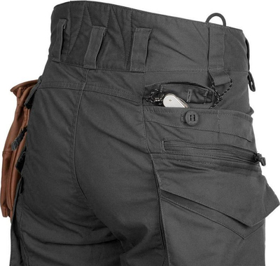 Pantallona jashtë Helikon-Tex Pilgrim, me xhepa cargo, material i fortë, të zeza