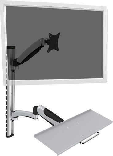Mbajtëse mur për monitor Digitus DA-90354, 17"-27", VESA 75x75 100x100, e zezë