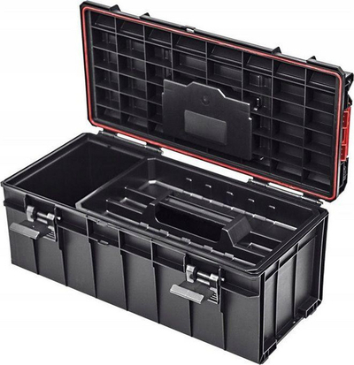 Kuti për veglave Qbrick Pro 600, e zezë/kuqe