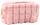 Çantë kozmetike Plush Toiletry Bag With Handle, 20cm, me dorezë, rozë