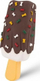 Lodër për qen BarryKing Popsicle, latex, 14 cm, shumëngjyrëshe