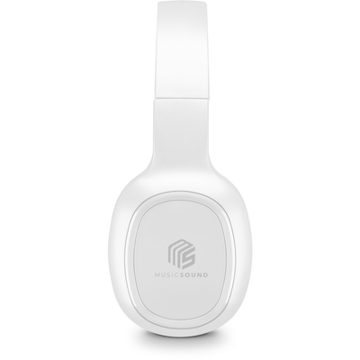 Kufje Cellularline Music Sound Basic BTHEADBBASICMSW, wireless, të bardha