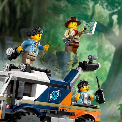 Lodër LEGO City Jungle Explorer Truck 60426, set për me ndërtu, 6+, shumëngjyrëshe