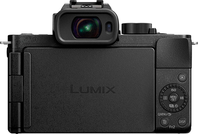 Aparat fotografik mirrorless Panasonic Lumix G100, 20.3MP, 4K, me dy objektiva 12-32mm dhe 35-100mm, i zi