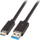 Kabllo USB EFB Elektronik K5282-3ASW.1, USB A me USB-C, 1 m, USB 3.2 Gen 1, e zezë
