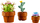 Set ndërtimi LEGO Icons Small Plants 10329, 9 bimë dekorative, seri Botanike, shumëngjyrësh