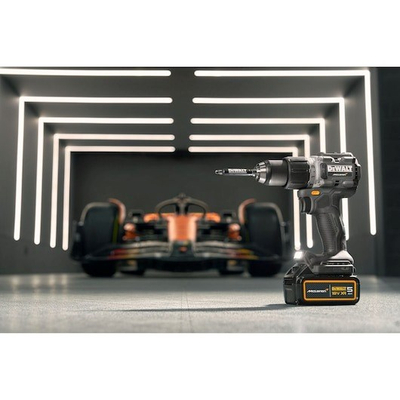 Set kaçavidë goditëse DeWALT McLaren DCD85MP2T, 18V, 2x5Ah, i verdhë e zi