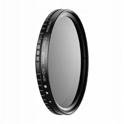Filter fotografik APEXEL Mobile Clamp, 67mm, ND2 ND400, i zi