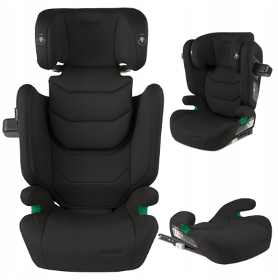 Sediol makine Kidwell TENDO, 100–150 cm, ISOFIX I-SIZE, e zezë