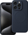 Futera silikoni Mag Cover për iPhone 15 Pro, përputhet me MagSafe, mat, blu e errët