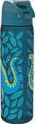 Shishe uji për kalamaj Ion8 Slim Leakproof, 500ml, kapak flip sip, blu me dinosaur