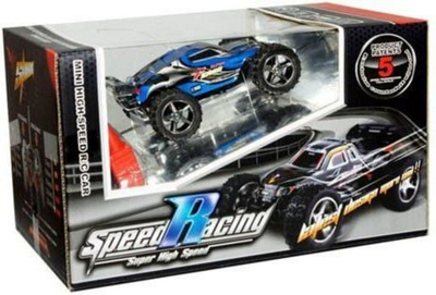 Makinë me telekomandë WL Toys Mini Truggy High Speed ​​(WL / 2019), e hirtë/ e kaltër