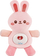 Lodër pelushi për kalamiaj WOOPIE BABY Bunny, me dritë edhe tinguj gjumi, rozë