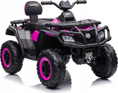 Quad elektrik për fëmijë S615, bateri 24V, 107x57x48cm, rozë