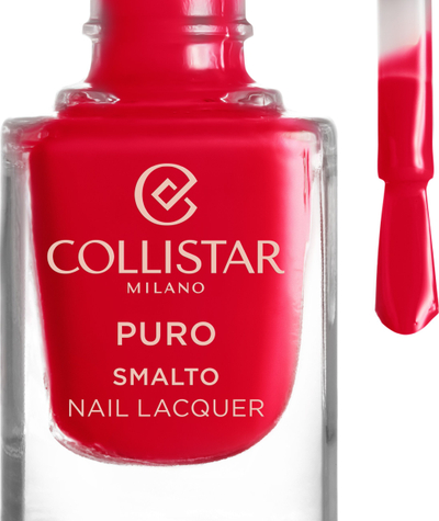 Llak për thonj Collistar Puro Nail Lacquer 109 Hypnotic Poppy, 10 ml, i kuq