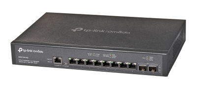 Switch i menaxhuar TP-Link Omada TL-SG3210XHP-M2, 8 porta 2.5G, uplink 10G, gri