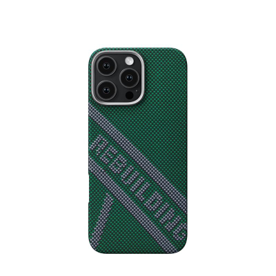 Mbrojtëse Pitaka Tactile Woven për iPhone 16 Pro, e zezë