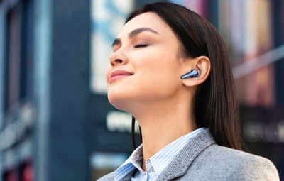 Kufje TWS EarFun Air Pro 3 TW500L, Bluetooth 5.3, ANC, blu