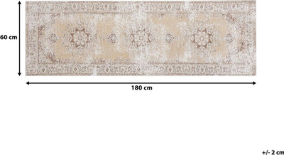 Tapet korridori ALMUS Vintage Runner, 60 x 180 cm, bezhë