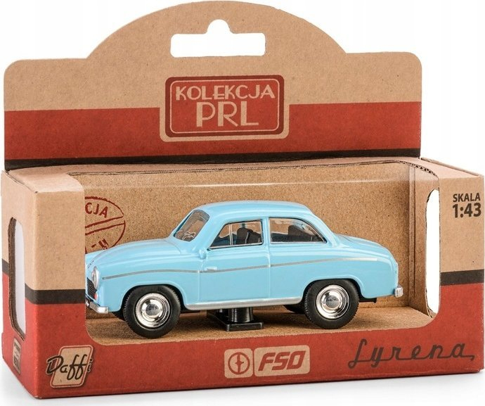 Maketi veturë PRL Collection Syrena 104 Blue Daffi, shkalla 1:43, metal plastik, blu
