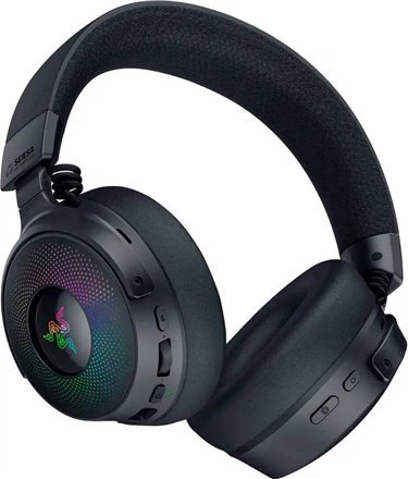 Kufje gaming Razer Kraken V4 Pro, me kabllo edhe pa kabllo, USB edhe Bluetooth, të zeza