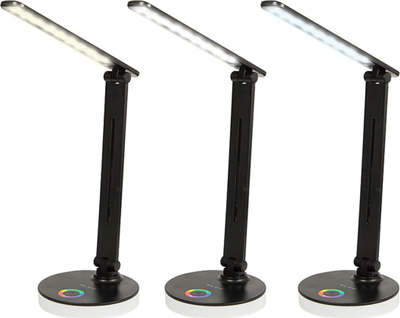 Llambë tavoline LB-16 RGB Night, LED, panel me prekje, e zezë
