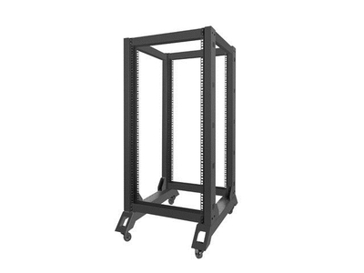 Raft i hapur për rrjet V2, 19", 22U, 600x800, i zi