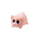 Lodër pellushi Ty Curly Pig Teeny Ty 41248, madhësi e vogël, rozë