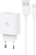 Karikues USB Usams SC Series CC083, 18W QC3.0, kabllo Lightning 1m, i bardhë