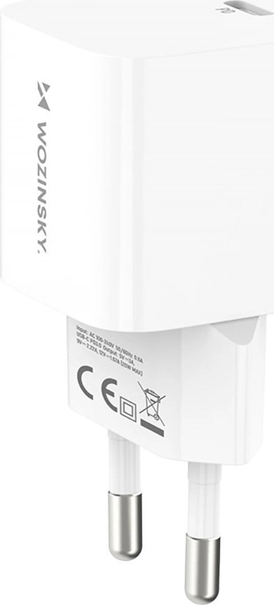 Karikues shpie Wozinsky CMWCS, USB C PD 20W, i bardhë