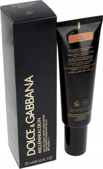 Krem me ngjyrë Dolce &amp; Gabbana Millennialskin On-the-Glow, SPF 30, 50 ml, nuanca 220 Amber