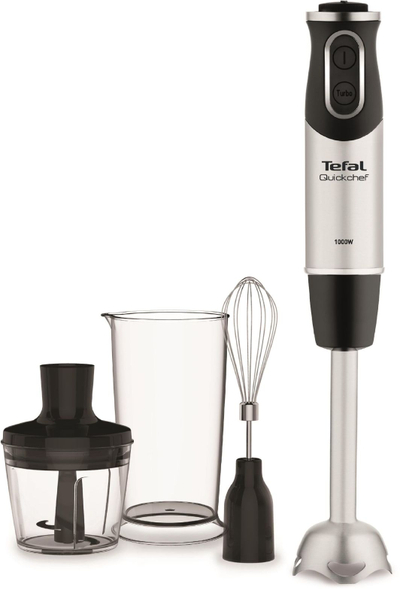Blender Tefal HB 656838, i zi/i hirtë
