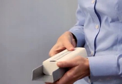 Fshirëse magnetike për tabela Magnetoplan 12295, me letër ndërruese, gri