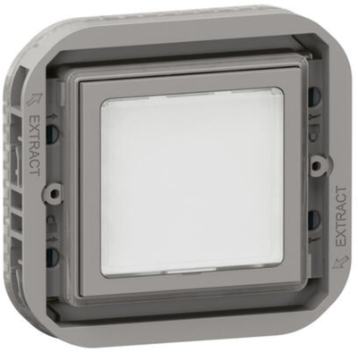 Dritë sinjalizuese Legrand Plexo 069583L, LED, IP55, gri e bardhë