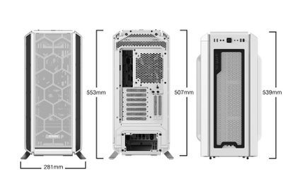 Kase gaming Be Quiet Silent Base 802, E ATX, xham i temperuar, e bardhë