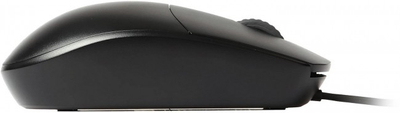 Maus Rapoo N100, optik 1600 DPI, USB me kabllo, i zi