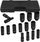 Set çelësash goditës të gjatë 1/2", 15 copa, 10-36mm, zi