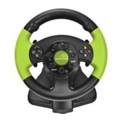 Timon lojrash Esperanza EG104 High Octane, me vibrim, me pedale, i zi me jeshile
