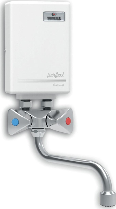 Ngrohës uji elektrik Wijas Perfect, 4.5 kW, me rubinet, i bardhë