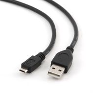 Kabllo Gembird, USB A / Micro-USB B, 1.8 m, e zezë