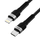 Kabllo karikuese Wozinsky WNBCL1 Lightning në USB-C, PD 30W, 1m, e zezë