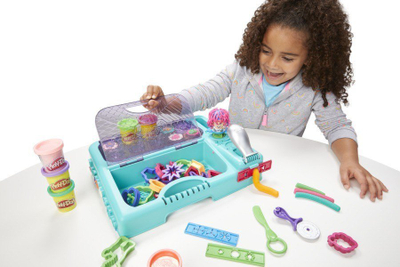 Сет игри Play Doh On the Go Imagine and Store Studio, 30 алатки, 10 кутии пластелин, повеќебоен