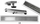 Kanaletë lineare Rea Neo Pure Pro, 90 cm, me flanxhë, inox